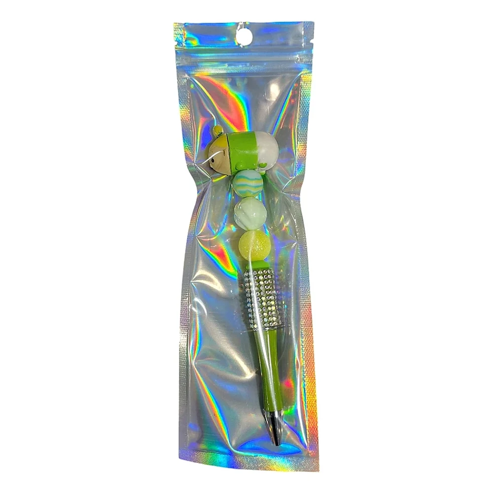 Tinker Bell Tsum Tsum Disney Beaded Ballpoint Twist Pen Topper Green